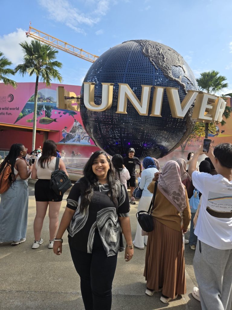 Dr. Nuzhat Jahan at Universal Studios Singapore